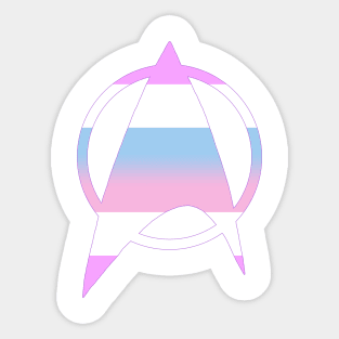 Intersex Starfleet Pride Sticker